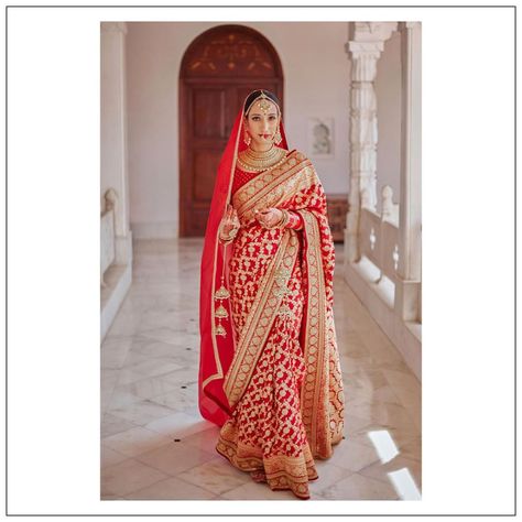 20+ Brides Who Rocked Sabyasachi Sarees On Their Weddings Gujju Wedding, Banarasi Wedding Saree, Nepali Wedding, Red Saree Wedding, Sabyasachi Bridal, Stylish Saree, Sabyasachi Sarees, Sabyasachi Bride, Simple Frocks