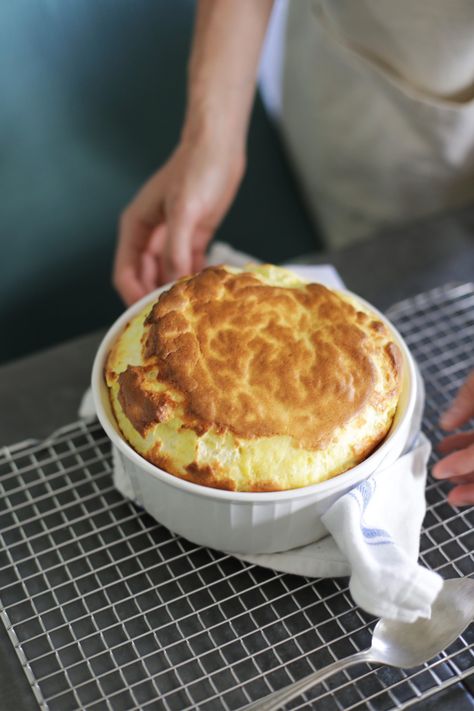 Cheese Grits Souffle, Crab Souffle, Cheese Souffle Recipes, Cheese Soufflé, French Dinner, Cheese Souffle, French Recipe, Swedish Chef, Recipe For 2