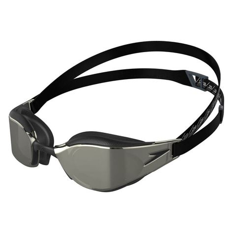 Speedo Fastskin Hyper Elite Mirror Swimming Goggles, Black/Silver Racing Goggles Prescription Swim Goggles, Racing Goggles, Swimming Gear, Swimming Glasses, Peripheral Vision, Swimming Goggles, Crystal Clear Water, Buy Now Pay Later, Canberra