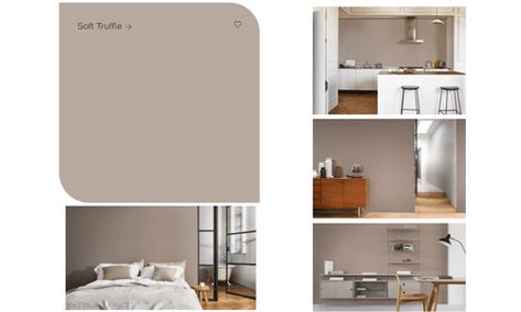 We take a closer look at Dulux soft truffle and what colours go best with it in an interior. Dulux Soft Truffle Living Rooms, Soft Truffle Dulux Paint Bedroom, Soft Truffle Dulux Paint, Dulux Heritage Colours, Dulux Egyptian Cotton, Taupe Bedroom, Dulux Paint, Cool Color Palette, Dulux Heritage