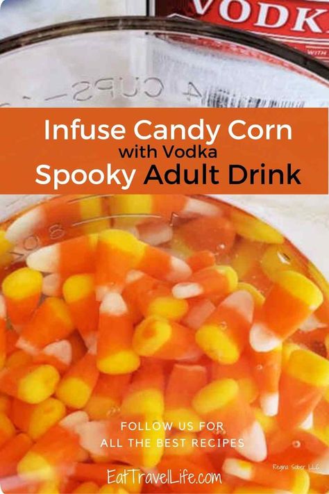 Looking for adult recipes for your Halloween party? Check out this Halloween drinks recipe you can make with candy corn. Very easy to make. #CandyCornVodka #HalloweenCocktails #HalloweenDrinks #DIYCocktails #VodkaInfusions #SpookyDrinks #HalloweenPartyIdeas #FallCocktails #HalloweenRecipes #CandyCornLovers #HalloweenTreats #SpookySips #FestiveDrinks #CocktailRecipes #TrickOrTreatCocktails Easy Halloween Drinks Alcohol, Candy Corn Drinks, Halloween Recipes Drinks, Halloween Drinks Alcohol, Diy Cocktails, Infused Vodka, Halloween Cocktails, Festive Drinks, Vodka Drinks