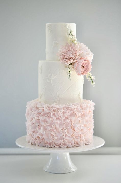 Cute Pink Wedding Cake, Blush Pink And White Wedding Cake, Dusty Pink Wedding Cake, Wedding Cake Blush Pink, Light Pink Wedding Cake, Elegant Pink Cake, Blush Pink Cake, Light Pink Cake, Publix Wedding Cake