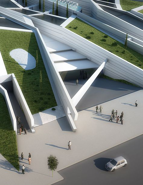 A-cero Wins Research Center for Renewable Energy Sources in Murcia, Spain Renewable Energy Architecture, Interior Architecture Presentation, Renewable Energy Sources, Sci Arc, Train Station Architecture, Landscape Design Drawings, Murcia Spain, Renewable Energy Projects, Eco Architecture