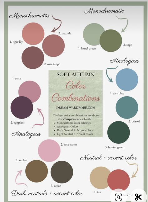 Soft Autumn Asian, Soft Autumn Blush, Hijiri Byakuren, Shaded Summer, Concept Wardrobe, Soft Autumn Palette, Draw Eyebrows, Fall Deserts, Soft Autumn Color Palette