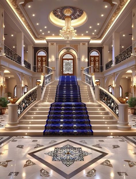 Happy Home Decor, Castle House Design, Luxury Staircase, Luxury Mansions Interior, Plush Furniture, Chic Lighting, Futuristic Home, Modern Minimalist Home, Jeezy