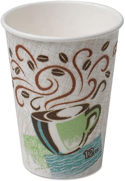 Dixie PerfecTouch 12 oz. Insulated Paper Hot Coffee Cup by GP PRO (Georgia-Pacific), Coffee Haze, 5342CDSBP, 160 Cups Per Case, Coffee Haze Design Paper Coffee Cups, Small Case, Coffee Design, Break Room, Insulated Cups, Dream Design, Paper Cup, Cup Design, Wedding Anniversary Gifts