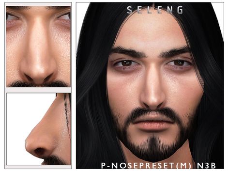 The Sims Resource - P-Male Nosepreset N3B [Patreon] Sims 4 Nose Presets, Cc Makeup, Crooked Nose, Mod Hair, Skin Details, Sims 4 Game Mods, David Sims, Sims 4 Cc Makeup, Sims 4 Body Mods