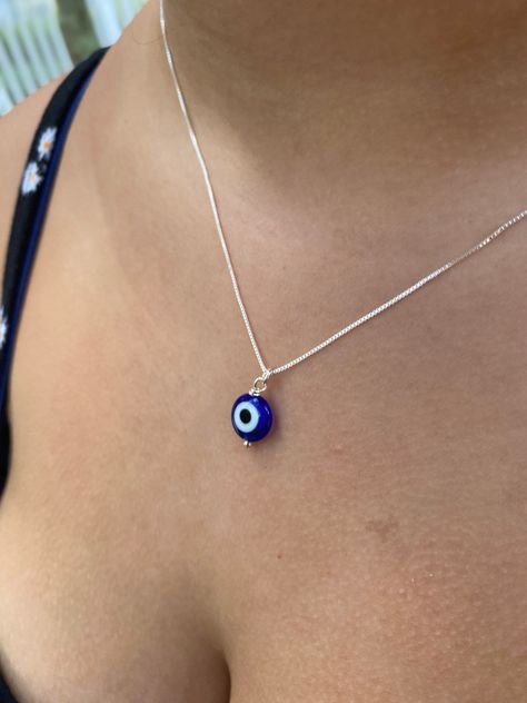 Turkish Evil Eye Jewelry, Turkish Eye Jewelry, Blue Evil Eye Necklace, Evil Eye Amulet, Necklace Evil Eye, Turkish Evil Eye, Silver Statement Earrings, Amulet Necklace, Silver Jewelry Necklace