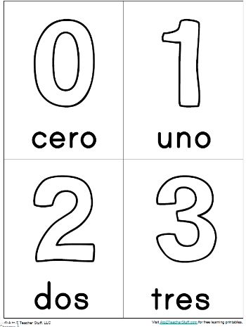 Spanish colors and numbers printables http://atoztea.ch/ItGsOh Numbers Spanish, Spanish Kindergarten, Spanish Preschool, Spanish Flashcards, Preschool Spanish, Pre K Worksheets, Spanish Numbers, Spanish Colors, Numbers Worksheet