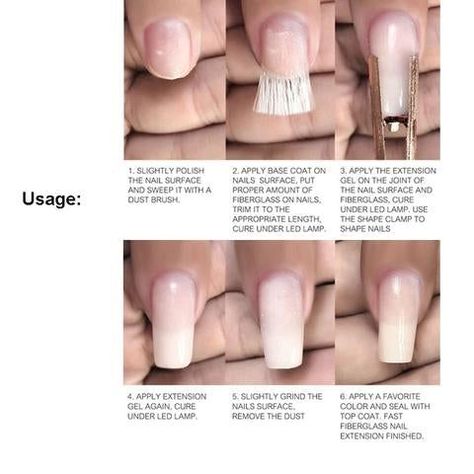 gel nail polish problems Extended Nails, Fiberglass Nails, Nail Problems, Quick Nail, Pretty Nail Polish, Gel Nails Diy, Builder Gel, Glass Nails, Dip Powder Nails