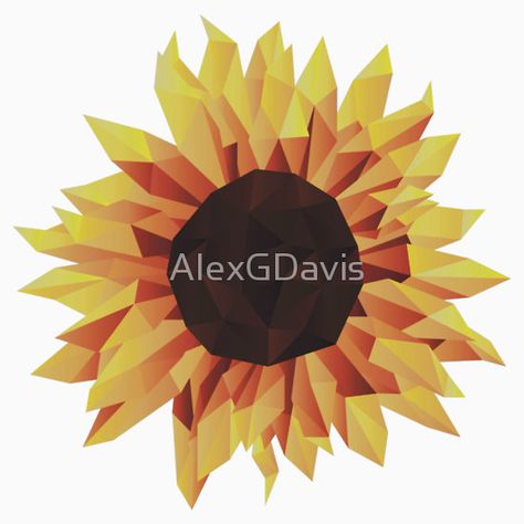 Name Design Art, Sunflower Drawing, Polygon Art, Sunflower Tattoo, Sunflower Design, Cubism, Paper Quilling, Mural Art, Inspirational Tattoos