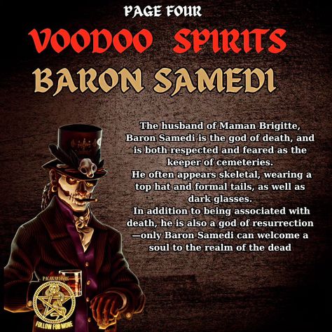 Here are some voodoo spirits every witch needs and how to use them! Hope you love our tips! . . . . . #witchmemes #witchcraft #witchlife #witchtips #wordsofwisdom #themagickcabinet #witchwords #witchmemes Voodoo Wallpaper, Voodoo Vs Hoodoo, Voodoo Baron Samedi, Voodoo Spirits, Voodoo Aesthetic, Voodoo Spells Witchcraft, African Voodoo, Paganism Spells, Hoodoo Magic