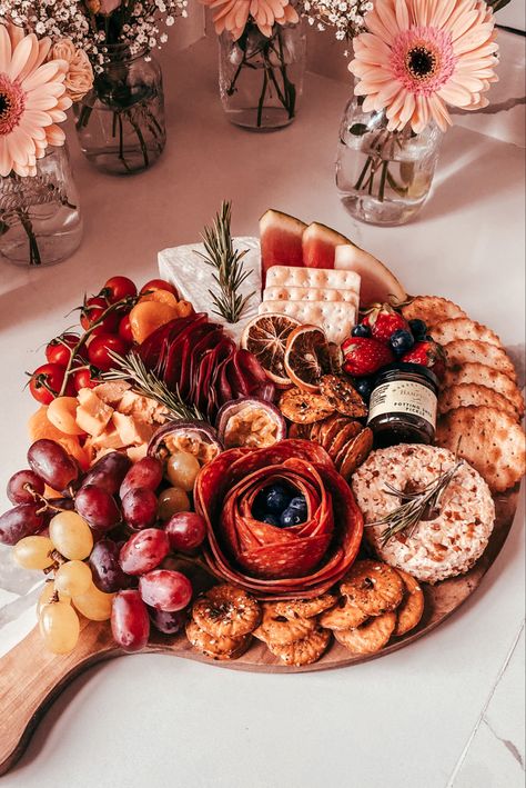 Hosted my first bridal luncheon with a charcuterie board for 3 Southern Luncheon Ideas, Senior Luncheon Ideas, Ideas For Ladies Luncheon, Girls Luncheon Ideas, Girl Luncheon Ideas, Mother’s Day Lunch Ideas, Luncheon Ideas Ladies Lunch, Bridal Shower Luncheon Food, Ladies Luncheon Ideas Food