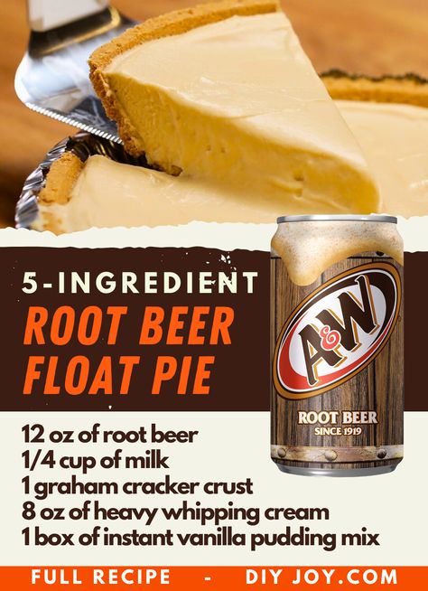 Root Beer Float Pie Pioneer Woman, Root Beer Float Pie Recipes, Rootbeer Float Pie Recipe, Root Beer Pie, Root Beer Float Pie, Root Beer Float Recipe, Chip Dip Recipes, Root Beer Floats, Beer Float