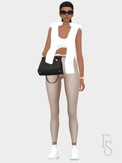 F a r f a l l a 🖤 Sims 4 Cc Jasmine, Jasmine Tookes Aesthetic, Sneakers Inspiration, Aesthetic Lookbook, Sims Lookbook, Sims Pets, Gloves Dress, Workout Bra, Sims 4 Teen