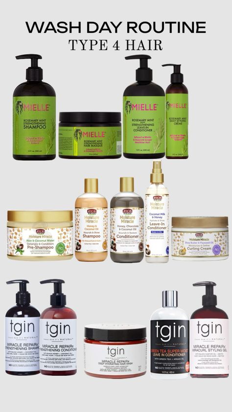 type 4 hair wash and day routine + carol’s daughter is good too #type4hair #type4 #blackgirl #kinkyhair #type4a #type4b #type4c #mielle #tgin #africanpride Low Porosity Hair Care, Hair Journey Tips, Healthy Black Hair, Low Porosity Natural Hair, Healthy Hair Routine, Natural Hair Bun Styles, Hair Growth Spray, Day Routine, Hair Growing Tips