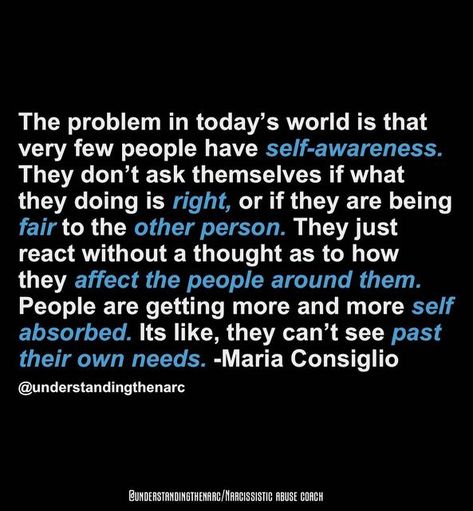 UNDERSTANDING THE NARC on Instagram: "It’s becoming such a self absorbed world. Do you guys agree? People are just not in the habit of being cognizant of how they affect the people around them. They are just concerned with how they could get what they want." Not Agreeing With Someone Quotes, It’s Them Not You, People Who Act Like They Are Better, Unaccountable People Quotes, Thoughtful People Quotes, Excluding People Quotes, Inconsiderate People Quotes, Self Absorbed Quotes, Self Centered People Quotes