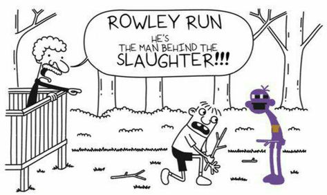 Rowley X Greg, The Man Behind The Slaughter, Greg Heffley, Diary Of A Wimpy, Diary Of A Wimpy Kid, Wimpy Kid, Fnaf Memes, Zoo Wee Mama, Fnaf Funny