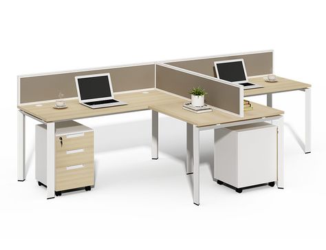 2 Seats office partition workstation L-shape Modern Office Partitions, Professional Office Furniture, Desk Partitions, Executive Office Furniture, Cheap Office Furniture, Modular Office Furniture, Furniture Sketch, Modular Office, Work Office Decor