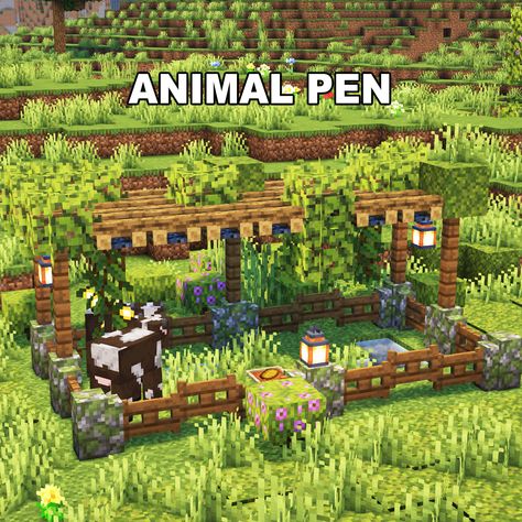 ⛏️ Minecraft Animal Pen Idea 💬 Rate this Minecraft Build (1-10) ✅ Like & Follow for more Minecraft Builds, Easy & Simple Building Tutorials, House Designs, Build Ideas & Tips. 📢 Share with your Friends #minecraft #minecraftpe #minecraftmemes #minecraftbuilds #minecrafttutorial #minecraftbuilding #minecraftbuild #minecraftideas #minecraftonly #mcpe #minecraftpc #minecraftdaily #trending #fyp #viral #gaming Animal House Ideas, Minecraft Animal Pens Ideas, Minecraft Animal Builds, Animal Pens Minecraft, Minecraft Builds Easy, Minecraft Cow Pen, Minecraft Animal Pens, Minecraft Desert House, Minecraft Desert