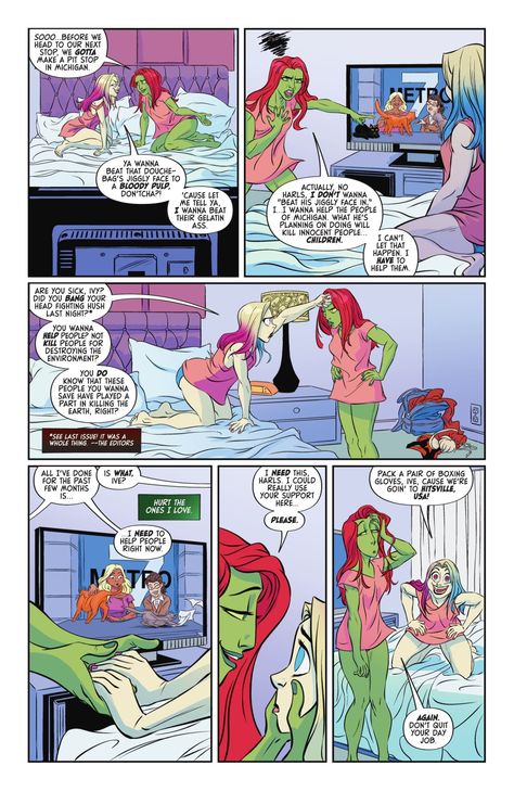 Harlivy Comic, Harley Quinn Poison Ivy Catwoman, Harley Quinn And Ivy, Ivy X Harley, Poison Ivy Comic, Harley Quinn X Poison Ivy, Poison Ivy And Harley Quinn, Harley X Ivy, Ivy And Harley