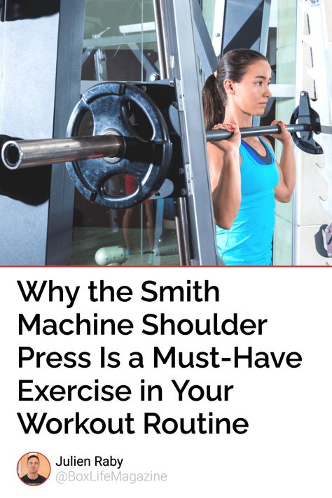 Want to build strong and defined shoulders? Discover the power of Smith machine shoulder press for maximizing shoulder strength and development. Barbell Shoulder Press, Aesthetic Physique, Compound Lifts, Dumbbell Shoulder Press, Best Shoulder Workout, Shoulder Exercises, Muscle Imbalance, Smith Machine, Overhead Press