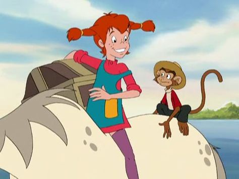 pippi longstockings Pippi Longstocking Fanart, Pippi Longstocking Cartoon, Pipi Long Stocking, Childhood Cartoons, Animation Movies, Fav Movie, Pippi Longstocking, Childhood Memories 2000, Childhood Dreams