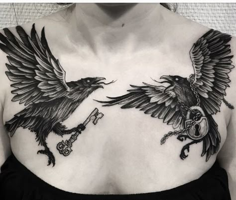 Crow Tattoo Design, Black Bird Tattoo, Tatoo Inspiration, Body Suit Tattoo, Crow Tattoo, Nordic Tattoo, Tattoo Photography, Raven Tattoo, Tattoo Reference