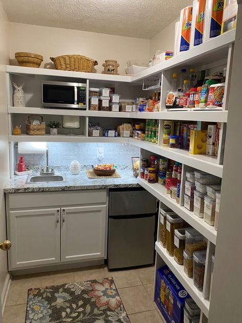 Convert Laundry Room To Pantry, Pantry Conversion, Laundry Room Pantry, Laundry Pantry, Room Pantry, Pantry Laundry Room, Pantry Laundry, Pantry Makeover, Butlers Pantry