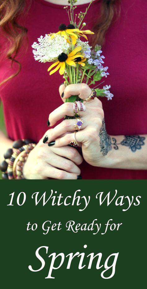 Can't wait to start using some of these witchy ideas to get ready for spring. Spring Equinox Rituals, Witchy Spring Aesthetic, Spring Witch Aesthetic, Seasonal Witch, Witchy Spring, Spring Equinox Ritual, Witchy Ideas, Witch Spring, Spring Witch