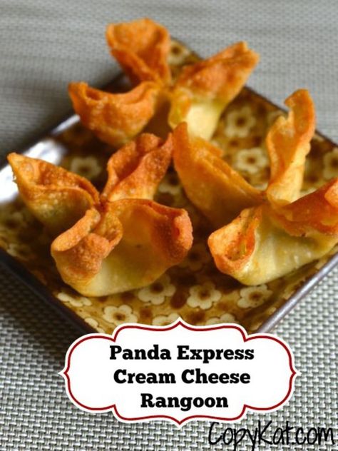 Make your own Panda Express Cream Cheese Wontons. So tasty when you make them from scratch. Cream Cheese Rangoon, Cheese Rangoon, Cheese Wontons, Cream Cheese Wontons, Wonton Recipes, Classic Appetizers, Crab Rangoon, Copykat Recipes, Panda Express