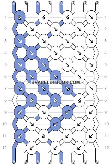 Normal pattern #35707 variation #41795 | BraceletBook Yarn Bracelets Patterns, Friendship Crafts, String Bracelet Patterns, Friendship Bracelet Patterns Easy, Yarn Bracelets, Cute Friendship Bracelets, Bracelet Keychains, Handmade Friendship Bracelets, Diy Bracelets Tutorials