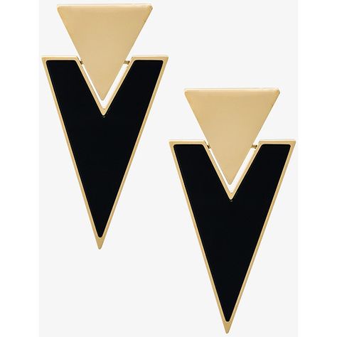 Saint Laurent Brass & Resin Triangle Earrings ($470) ❤ liked on Polyvore featuring jewelry, earrings, earring jewelry, yves saint laurent, triangle jewelry, triangular earrings and studded jewelry Resin Triangle, Saint Laurent Earrings, Saint Laurent Jewelry, 80s Jewelry, 1980s Jewelry, Triangle Jewelry, 80s Earrings, Earrings Triangle, Triangle Earrings Stud