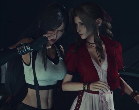 Tifa And Aerith Matching Pfp, Tifa Lockhart And Aerith, Aerith And Tifa Matching Icons, Aerith Tifa, Ff7 Matching Pfp, Tifa Aerith, Tifa And Aerith Matching Icons, Tifa X Aerith, Aerith And Tifa