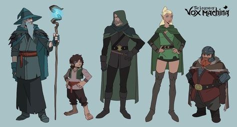 Phil Bourassa shared a post on Instagram: "Early rough ideas for the unfortunate adventuring party in the first episode of TLoVM. A bit too on the nose perhaps. #criticalrole #thelegendofvoxmachina #voxmachina #art #animation #design #characterdesign #rpg #fantasy #fantasyart". Follow their account to see 1029 posts. Vox Machina Character Design, Phil Bourassa Character Design, Phil Bourassa, Ali Project, Keyboard Smash, Adventuring Party, Character Reference Sheet, Dnd Ideas, Vox Machina