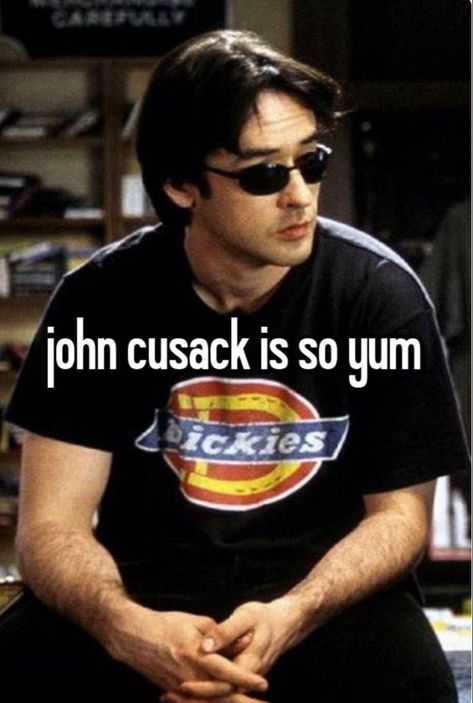 John Cusack, In Love With Him, High Fidelity, Cute Actors, Vintage Hollywood, Literally Me, Fashion Items, How I Feel, Funny Laugh