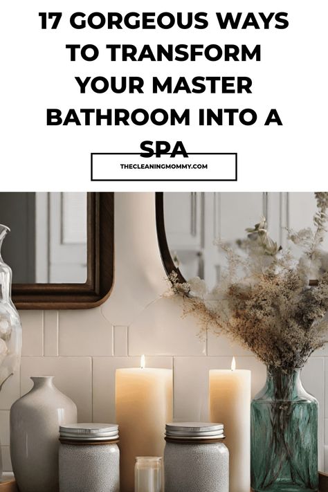 If you love baths as much as I do, keep reading Mama. Ever feel like your bathroom could do with a relaxing spa-like upgrade? Who wouldn’t love to escape the stresses of daily life in a tranquil oasis, check out these affordable spa bathroom ideas, perfect for a small space!  Spa Bathroom Ideas, Spa Bathroom Decor, Spa Inspired Bathroom, Cozy Bathroom, Zen Bathroom, Spa Bathroom, Bathroom Decor Luxury, Spa Like Bathroom, Bathroom Decorating Ideas. Spa Items Ideas, Diy Spa Bathroom Ideas, Bathroom Ideas Spa, Spa Like Bathroom Ideas, Diy Spa Bathroom, Spa Bathroom Ideas, Bathroom Cozy, Bathroom Zen, Bathroom Decor Spa