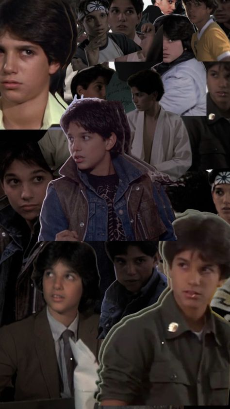 Ralph Macchio Wallpaper Collage, Ralph Macchio Wallpaper, Greaser Guys, Daniel Karate Kid, Ralph Macchio The Outsiders, 80s Men, Ralph Macchio, Wallpaper Collage, The Sandlot