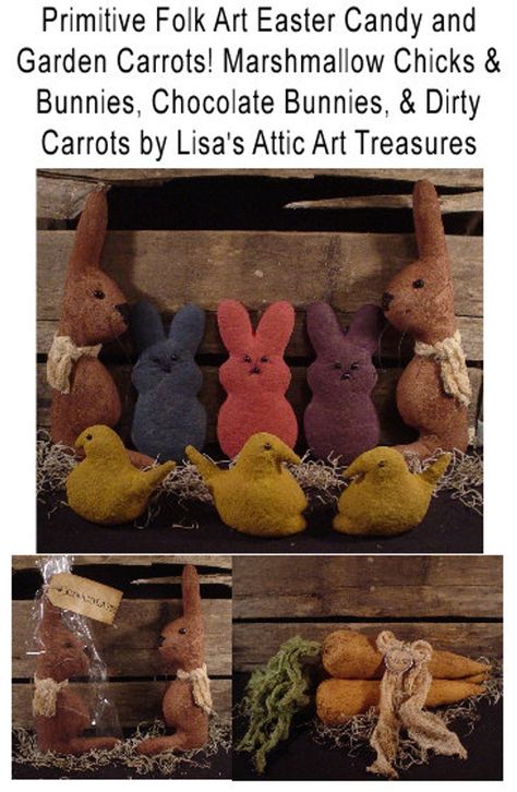 image 0 Garden Carrots, Chocolate Texture, Marshmallow Chocolate, Primitive Rabbit, Primitive Easter, Primitive Doll Patterns, Chocolate Easter Bunny, Easter Postcards, Rabbit Dolls