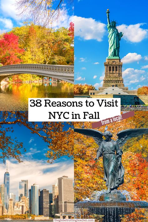 In all honesty, New York City is never a bad idea. But, fall truly is a standout time of year. So in this guide, you’ll find all the reasons and fall activities in NYC that make it the best time to visit New York City. New York City In Fall, New York City In October, Nyc In November, Nyc In October, New York In Fall, Nyc In The Fall, New York In September, New York In October, Best Places In New York