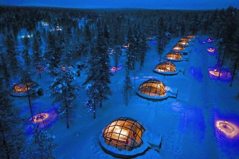 Igloo Village, Kakslauttanen Arctic Resort, Unusual Hotels, Ice Hotel, See The Northern Lights, Unique Hotels, Honeymoon Destinations, Travel Bucket, Helsinki