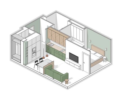 Interior Design Portfolio Layout, Architecture Drawing Presentation, Interior Design Layout, Interior Architecture Drawing, Interior Design Presentation, House Floor Design, Portfolio Design Layout, Architecture Design Drawing, Small House Plan