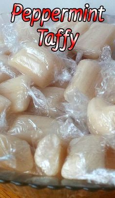 Peppermint Taffy Recipe, Taffy Recipe, Taffy Candy, Fantasy Food, Get Ready For Christmas, Decorating For Christmas, Ready For Christmas, Candy Desserts, Sweet Delights