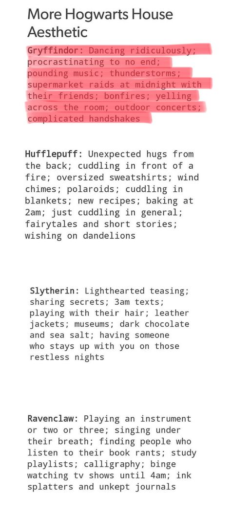 Different Types Of Gryffindor, Ravenclaw Description, Ravenclaw X Gryffindor, Gryffindor Traits, Hogwarts Houses Traits, Gryffindor Girl Aesthetic, Gryffindor Things, Houses Aesthetic, Hufflepuff Slytherin