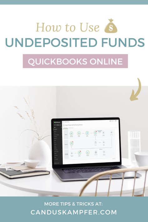 Undeposited Funds in QuickBooks Online Quickbooks Tips Cheat Sheets, Quickbooks Tutorial, How To Use Quickbooks, Learn Accounting, Online College Classes, Accounting Business, Quickbooks Desktop, Business Bookkeeping, Online Bookkeeping