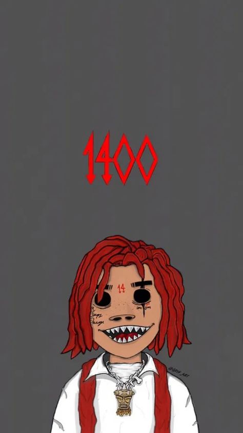 Download Trippie Redd 1400 Wallpaper | Wallpapers.com 1400 Trippie, Trippie Red Wallpaper, Trippy Red, Trippie Red, Rapper Wallpaper, Rapper Wallpaper Iphone, Iphone Wallpaper Music, Dope Cartoons, Trippy Iphone Wallpaper