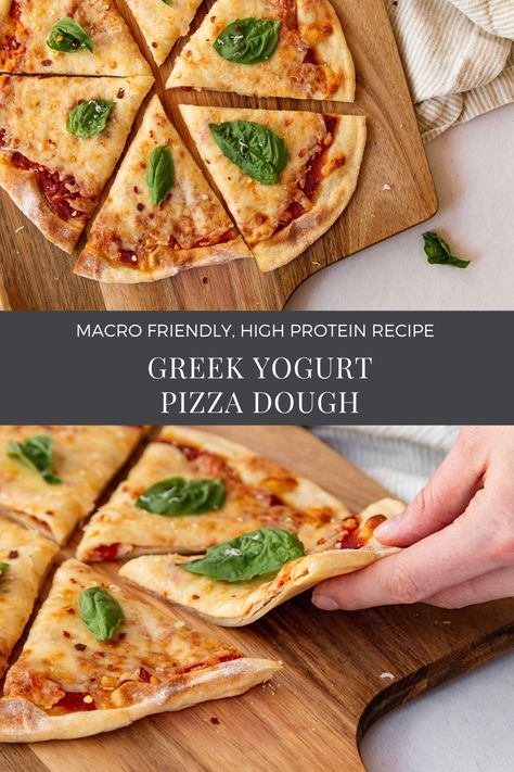 Greek Yogurt Pizza Dough, Greek Yogurt Pizza, Yogurt Pizza, Yogurt Pizza Dough, Protein Pizza, Noodles And Company, Baking Muffins, Everyday Dishes, Healthy Meals For Kids