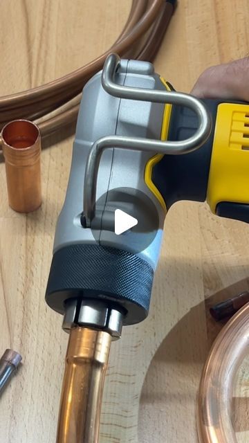 Shop Tool Reviews on Instagram: "Swage a lot? @dewalttough is making that job a lot easier with his heir new DCE450 20V Max Swaging Tool. The kit comes with dies from 3/8” to 1-1/8”. Quickly swage your pipe in just seconds without cracks, splits or deforming. #shoplife #hvac #diy #howto #tools #toolsofthetrade #hvactools #dewalttough #dewalttools" Hvac Diy, Hvac Tools, Dewalt Tools, Tools, On Instagram, Instagram