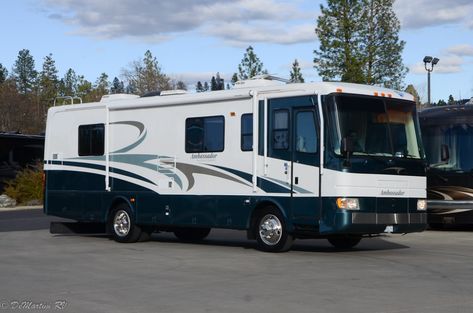 DeMartini RV Sales - New and Used Motorhome Dealer | Detail | Vehicles Revcon Motorhome, Rv Class A Motorhome, Newell Coach Motorhome, Front Door Awning, Jayco Rv, Used Motorhomes, Vintage Motorhome For Sale, Newmar Rv Motorhome, Pilot Seats