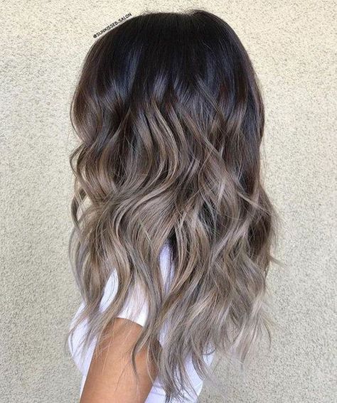 Cool Brown Hair, Ash Brown Hair Color, Brown Hair Shades, Ash Brown Hair, Brown Ombre Hair, Brown Hair Looks, Ash Hair Color, Blond Balayage, Ombre Hair Blonde